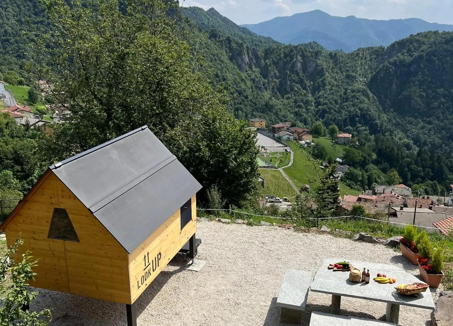 Campismo de Luxo Starsbox Cottage Delle Stelle, Santa Croce Ospitar San Pellegrino Terme Itália